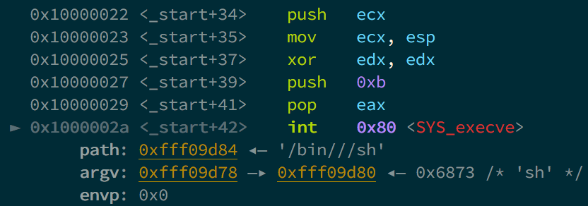 ebeip90's tweet image. @pwntools pro-tip for an underrated feature:

ELF.from_assembly(shellcraft.sh()).debug().interactive()

Pops open the debugger automatically, pairs really well with @pwndbg 

Works for any architecture, even automates qemu-user debug stub setup!