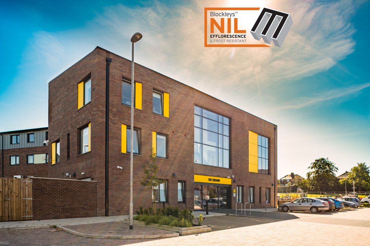 mbhplc's tweet photo. New Strand scheme provides community services, resource centre, cafe and retail units to a much-needed community of Rochdale, regenerating the area. This project designed by @TriangleArch has been built using #Blockleys 65mm Park Royal Facings. #NilEfflorescence #TotalDurability https://t.co/ZkI7vdM058