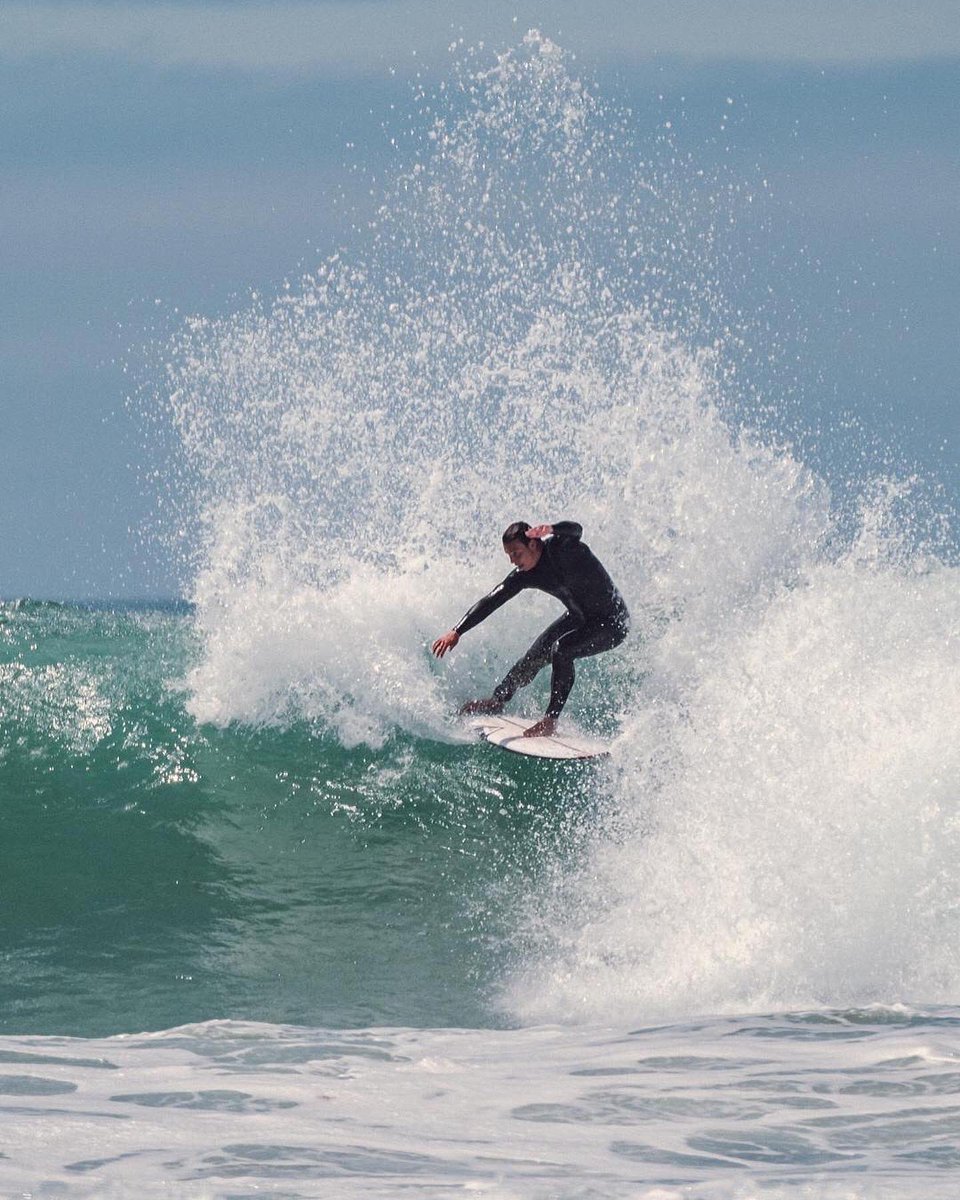 Fistral yesterday. So good to be back in the sea. <a href="/therealginsters/">Ginsters</a> #Surfing