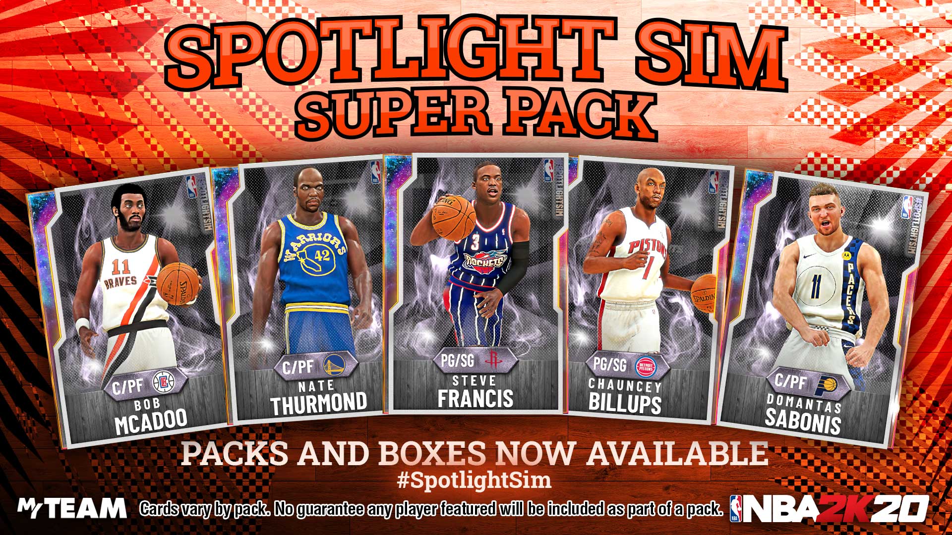 2k Japan Al Twitter スポットライトsimスーパーパック スポットライトsimチャレンジに インスパイアされたカードが登場 ギャラクシーオパール ボブ マカドゥー ネイト サーモンド スティーブ フランシス チャンシー ビラップス ドマンタス