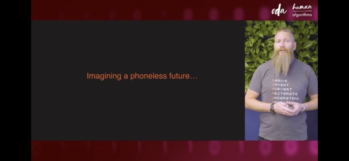 Hva om det ikke finnes mobiltelefoner i fremtiden? Yngvar Ugland og Espen Sande Larsen - Let There Be Algorithms på #inspirasjonsdagen2020 obforum.com/inspirasjonsda…
