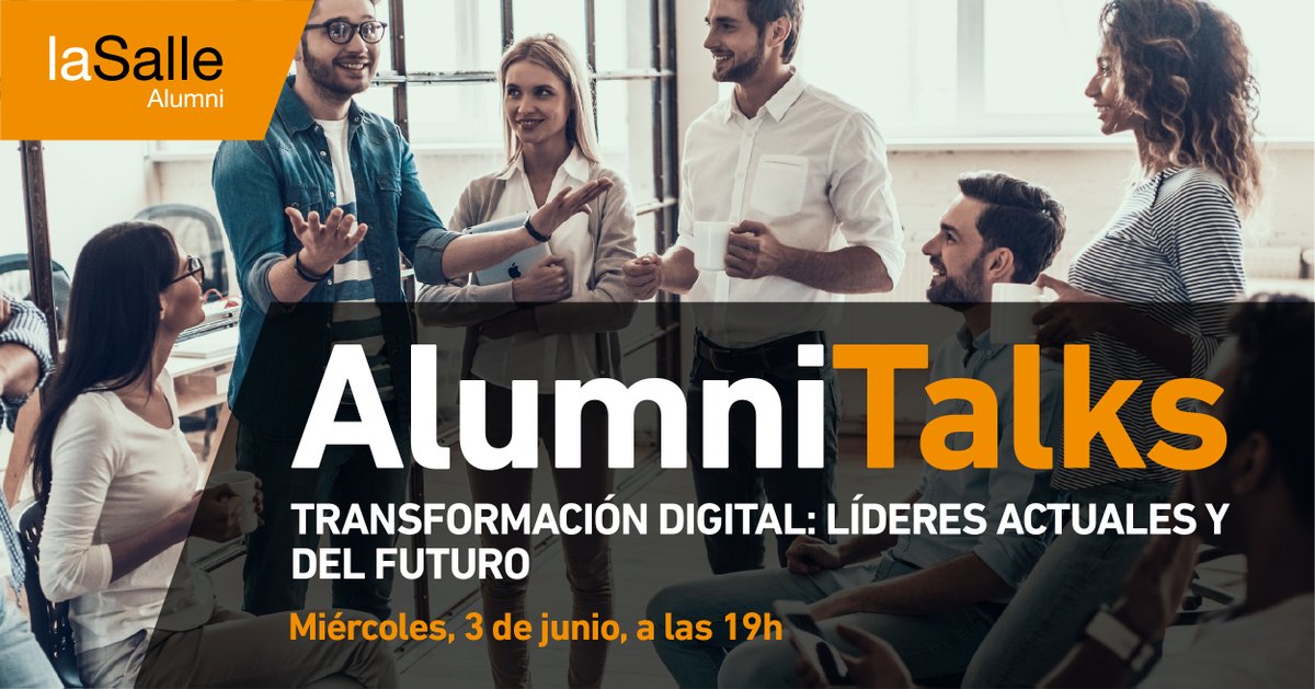 LaSalleBCN's tweet photo. La comunidad @LSalumniBCN ha puesto en marcha #AlumniTalksLS, una iniciativa que busca fomentar la charla y el debate con antiguos alumnos del campus.
La primera cita es el próximo 3/06 a las 19h ¡Te esperamos! 👉 https://t.co/j9ziUKJW4a https://t.co/WPzTNpUyjn