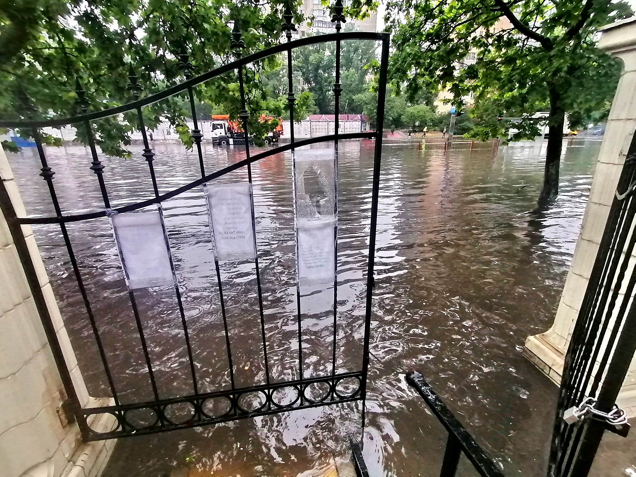 Балковскую затопило после дождя