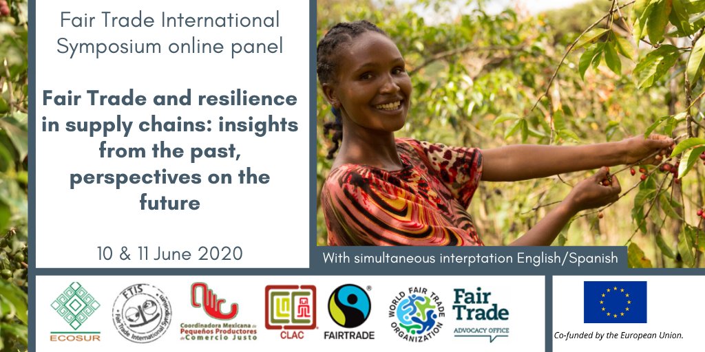 The Fair Trade International Symposium is going online!

Join us on the 10 and 11 June for online panel discussions on the long-term impacts of the COVID-19 crisis on #FairTrade and resilience in supply chains

Register 👉fair-trade.website/post/fair-trad…