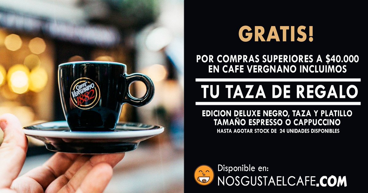 nosgustaelcafe's tweet photo. Disfruta de tu café Vergnano favorito en casa con tu taza de lujo espresso o cappuccino GRATIS 🤗☕ https://t.co/CgZ8w5B0JZ
