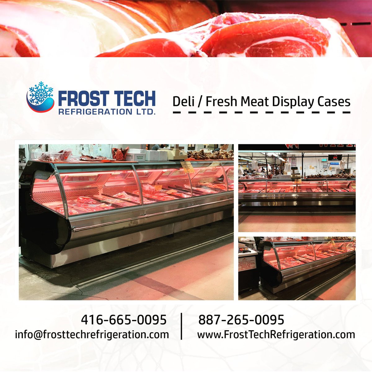 Fresh Meat / Deli / Cheese......Display Show Cases
@FrostTechRefrig
bit.ly/2ZbZyly
#freshmeatcase #meatcounter #delicase #cheesedisplay #displaycounter #frosttechrefrigeration #fishcase #meatcase #delicounters