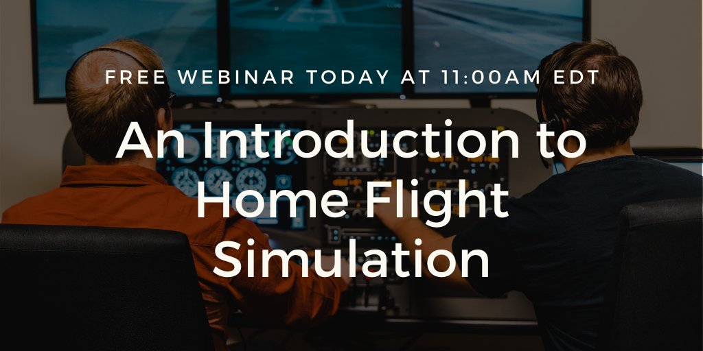 Community_AV's tweet image. Register for our free webinar today @ 11:00am EDT. Discover an overview of the home sim market &amp;amp; the possibilities you have to set up your ideal platform. hubs.ly/H0qTCv50
#aviation #homeflightsimulator #homeflightsimulation #flightsim #flightsimulation #flighttraining