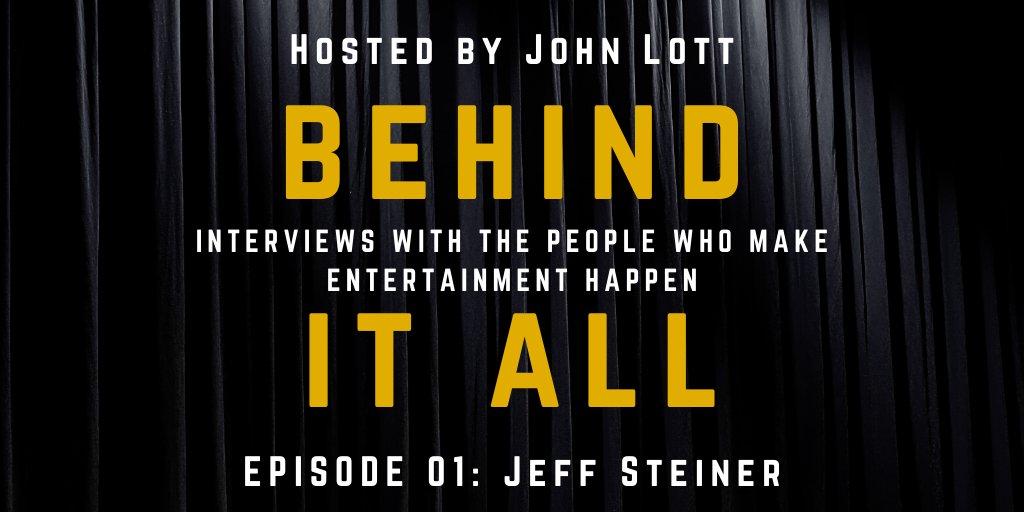 johnlott's tweet photo. I've started a new podcast called Behind It All, where I talk with people who work backstage about their jobs and how they got to where they are today. I just posted the first episode where I chat with Jeff Steiner, Head of Outside Props @ NBC. https://t.co/eKtwv3ujNE https://t.co/T88Y8RyKBh