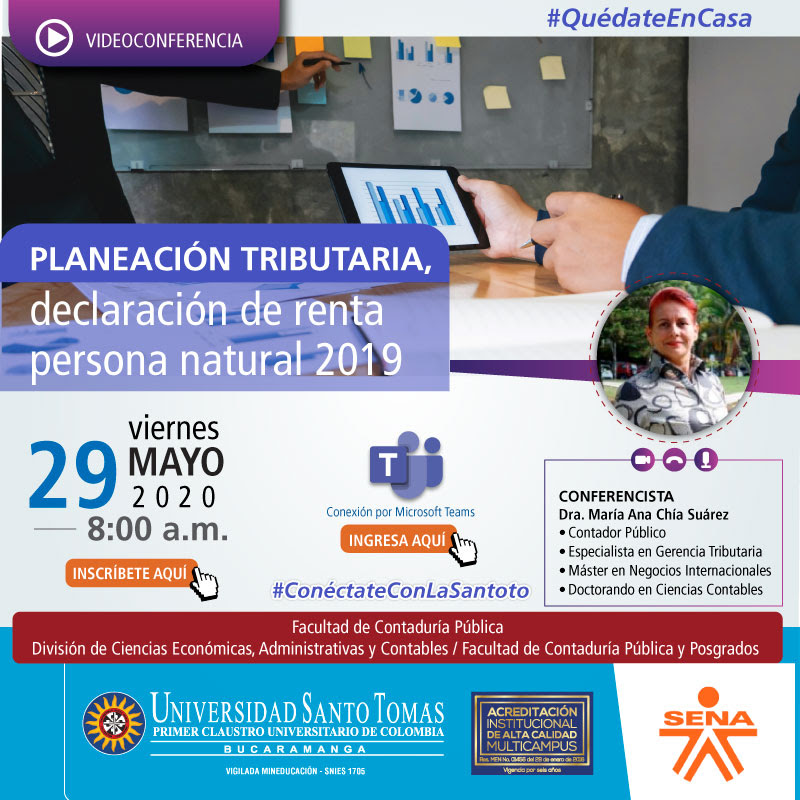 RSUSantotoBGA's tweet photo. No te quedes sin asistir! Planeación Tributaria #ConectateconlaSantoto https://t.co/HUt4pBbFir