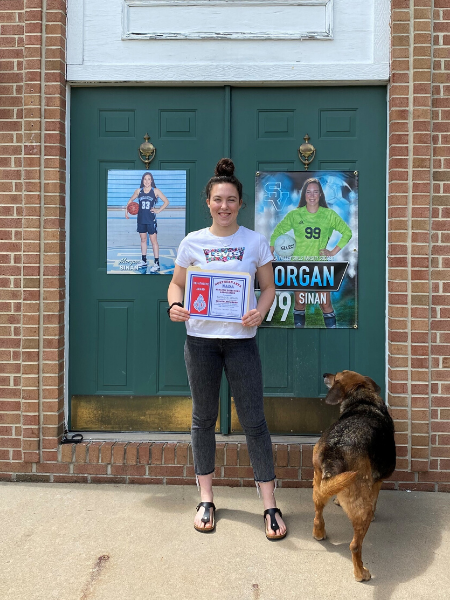 SV_Sports's tweet photo. Congratulations to seniors Morgan Sinan @MorganSinan and Gabe Lawson @gabe_lawson10 for being recipients of the Tri-Athlete Award by the Northern Area Athletic Directors Association #SVRaiderPride https://t.co/CBwMBvfsw1