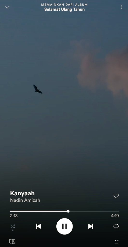 Seperti doa yang menjagaku dari rusak dan tak cukup

#nadinamizah