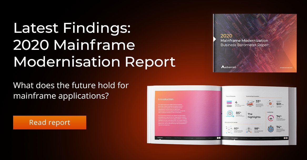 One_Advanced's tweet image. The 2020 #Mainframe Modernisation Business Barometer Report is now live! Take a look at the #report to gather insight to the global trends in the mainframe market, the challenges facing organisations and the case for #applicationmodernisation oneadvanced.com/modernisation/…