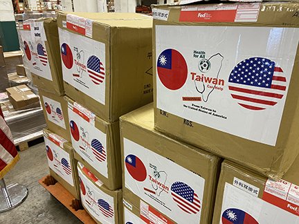 NC Emergency Management (@ncemergency) on Twitter photo Huge thanks to the government of Taiwan for sending 100,000 N-95 masks to help protect North Carolinians. Daniel C.M. Hung, Acting Director General of the Taipei Economic & Cultural Office presented them to <a href="/NCEmergency/">NC Emergency Management</a>'s Quincy Davis to help NC fight #COVID-19. Huge thanks to the government of Taiwan for sending 100,000 N-95 masks to help protect North Carolinians. Daniel C.M. Hung, Acting Director General of the Taipei Economic & Cultural Office presented them to <a href="/NCEmergency/">NC Emergency Management</a>'s Quincy Davis to help NC fight #COVID-19.