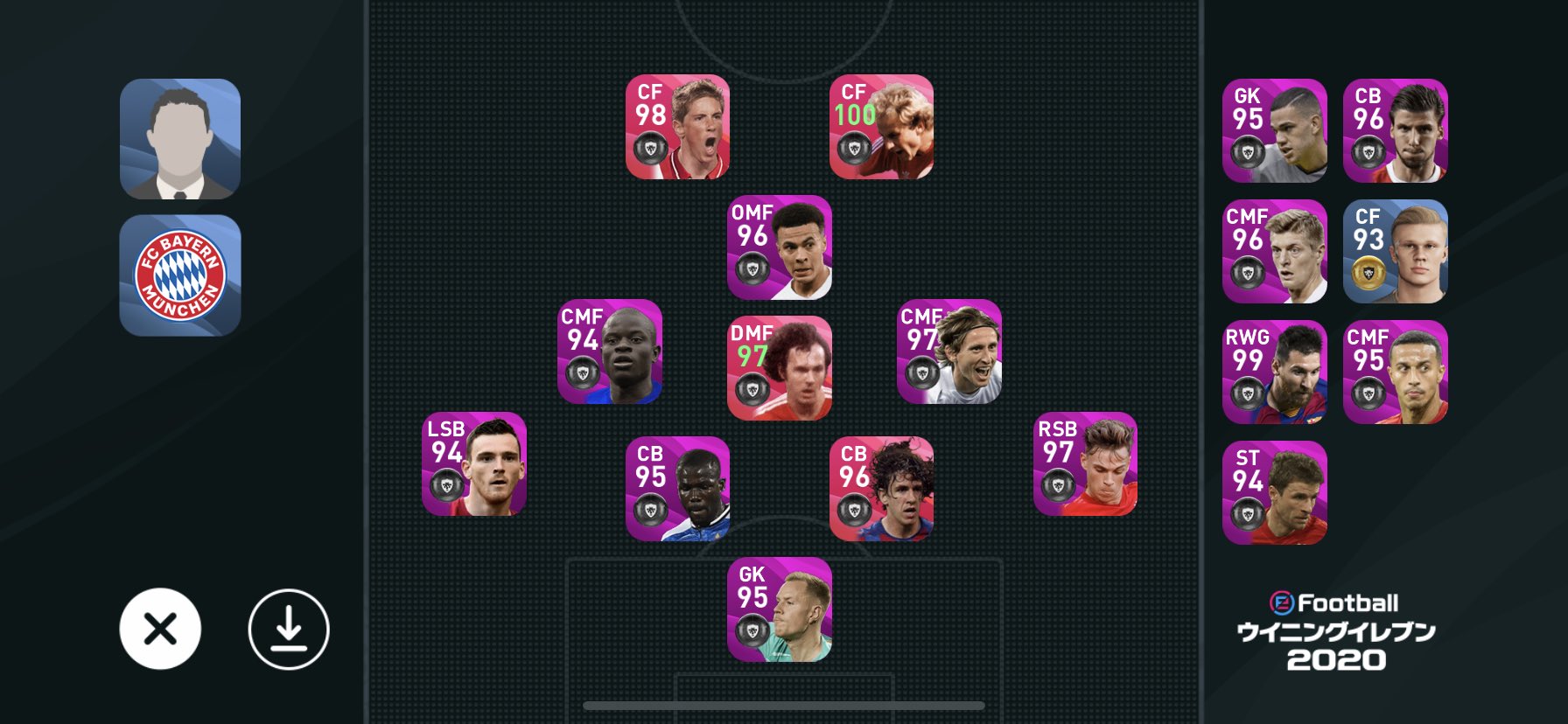 Team G Ko チームジーコ ウイイレアプリ En Twitter カンテfcの監督です サッカー未経験ですがウイイレアプリ楽しませてもらってます 今年度からアイコニックが加わり さらにガチャが盛り上がり微課金勢となりました 好きな選手はエンゴロ カンテ