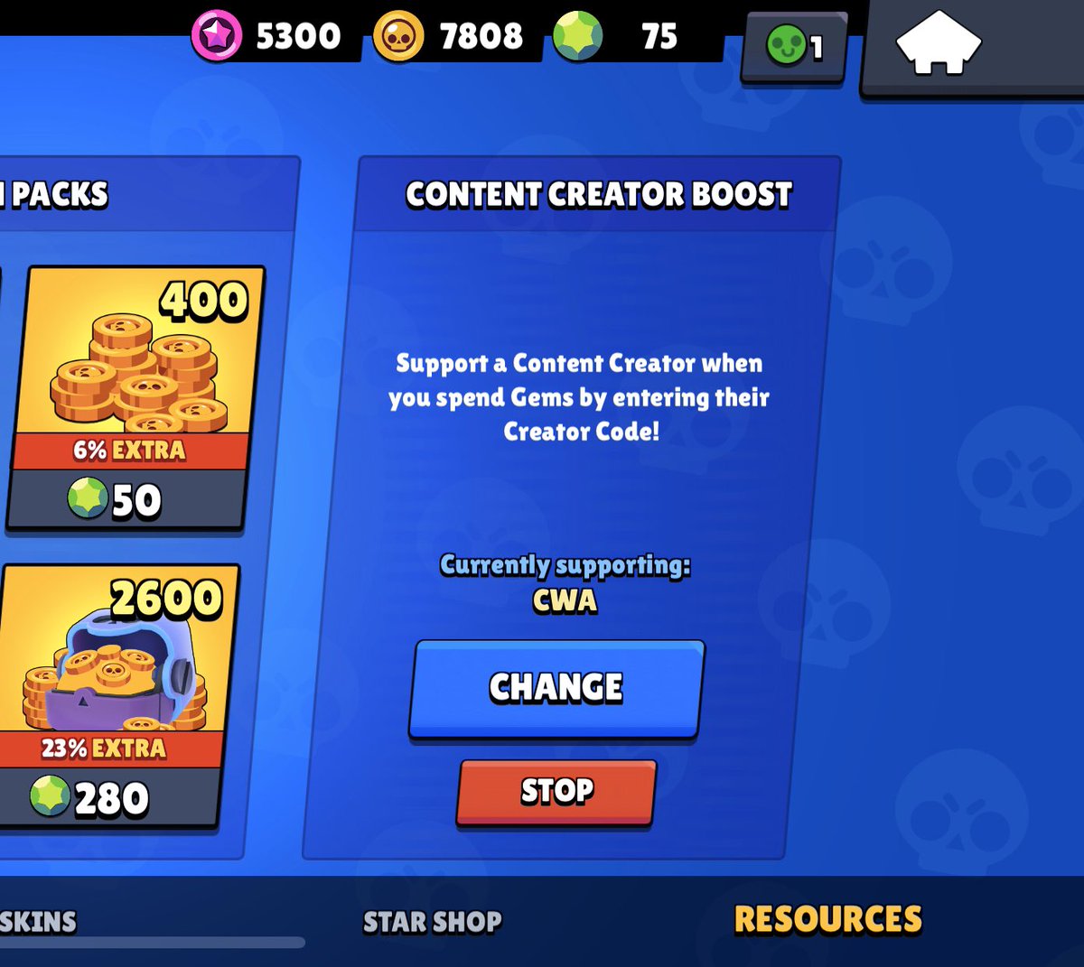 New deals in shop! Let’s do a giveaway!

💰QUICK $100 giveaway💰
💵 5 x $20 winners 💵 

To enter:
✅ Follow 
✅ Retweet this
❇️ Use code “CWA” in shop (not required)

🙏🏼100% ALL of my giveaways are made possible by YOU using my creator code in Supercell games!