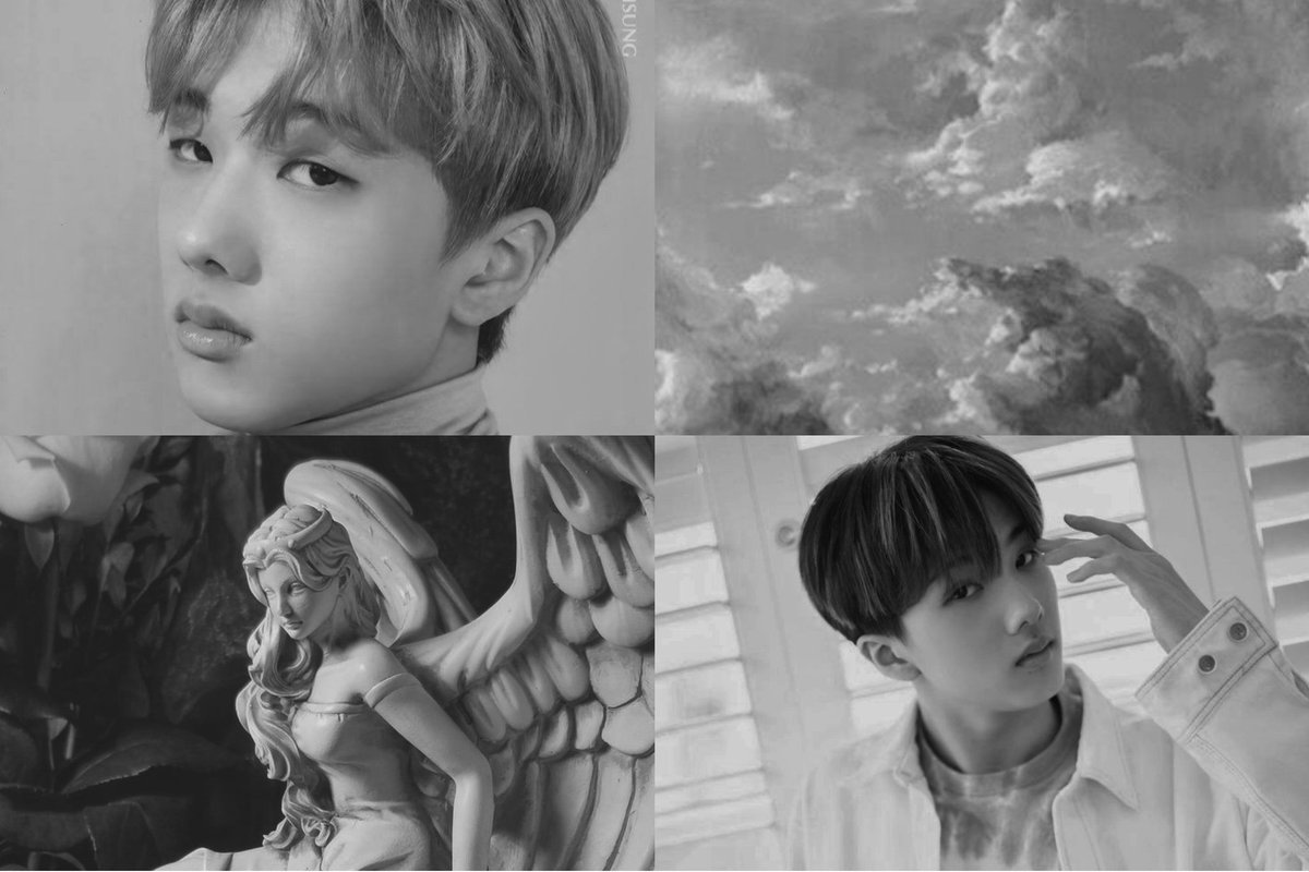 JISUNG as RAPHAEL/humility/Courage, Simplicity, respect, altruism.•Was once of the angel of healing, embodying humility. In the past he shed his wings and chose to live life on earth as a demi-angel with hids extraordinary healing power.•opposite: Pride