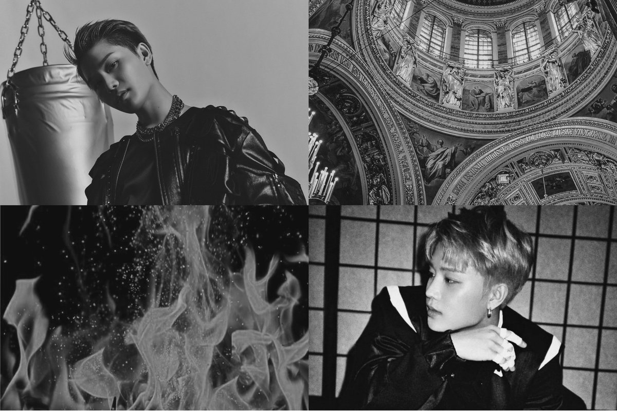 TAEIL as LEVIATHAN/envy/•An enormous demon of darkness and chaos; •associated with the sea; •inspires arrogance and envy.-opposite: Kindness