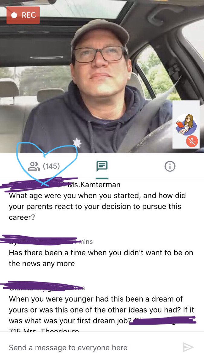 Huge thanks to <a href="/RickFolbaum/">Rick Folbaum</a> for “meeting” with over 100 of our <a href="/IS75Paulo/">IS 75</a> 7th graders last week! Sharing his journey and answering their questions gave our students so much insight for their current journalism unit. 🗞🎬