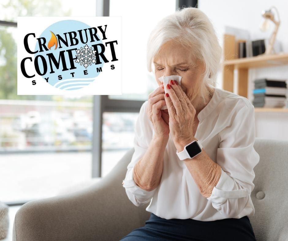 Do you or a loved one struggle with allergies that seem to be worse when you are in your home? You may be dealing with poor indoor air quality. Cranbury Comfort can help you remedy that--> cranburycomfort.com/allergens-that… #CranburyComfort #allergies #allergysolutions #Cranbury #NJ