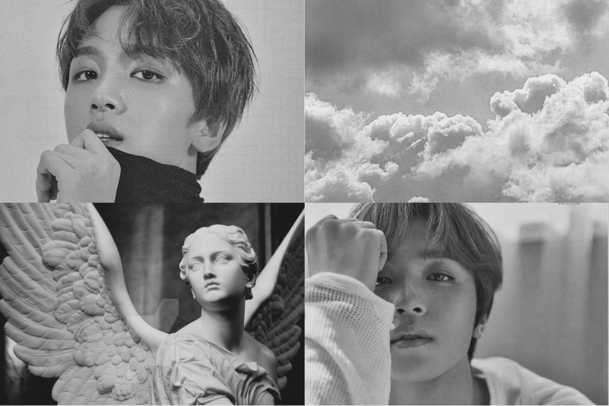 HAECHAN as AZRAEL/patience/Forgiveness, compassion, patience.•The one who rips away the souls of the wicked and drags them down to hell, he is also a tempter, and enjoys poking at little mortals to see if they might show their bad side.-opposite: Wrath