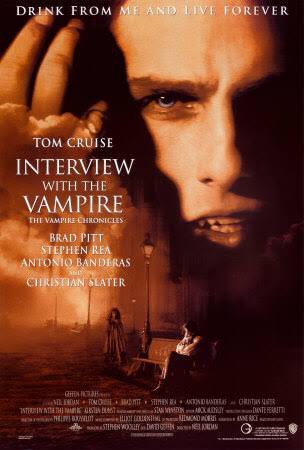 HIMMCOMMBINUS's tweet photo. Film horror terakhir adalah Interview with Vampire. Ini salah satu film vampir terbaik di dunia karena make up para pemain yang benar-benar pucat. Ternyata, para pemain harus digantung dengan kaki di atas dan kepala di bawah selama beberapa saat sebelum di make up. #SpookyThread https://t.co/D8XkbUMBEl