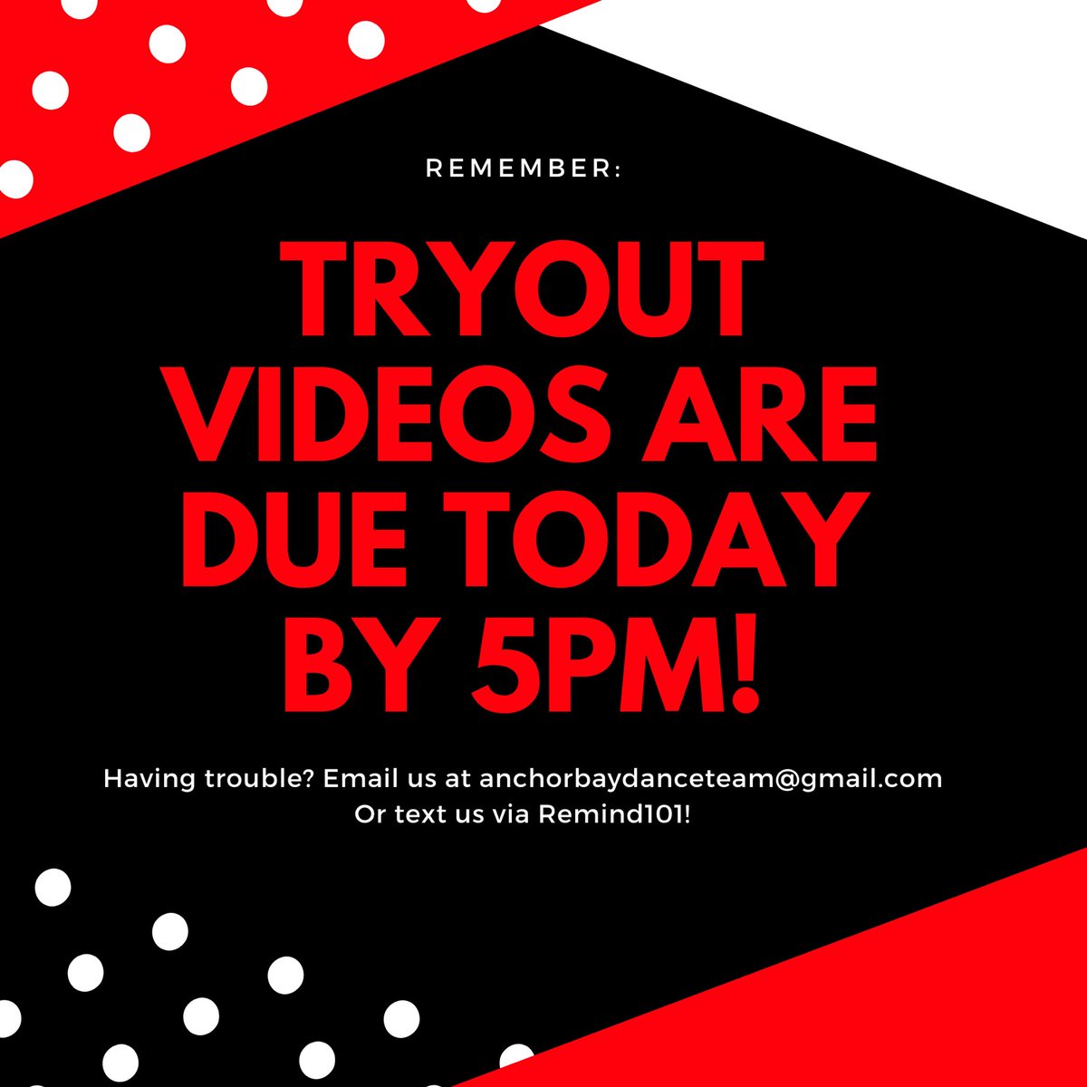 ABvarsitydance's tweet photo. Let us know if you need help submitting your videos!! ❤️⚓️🆎 https://t.co/Gz70BVtqbN
