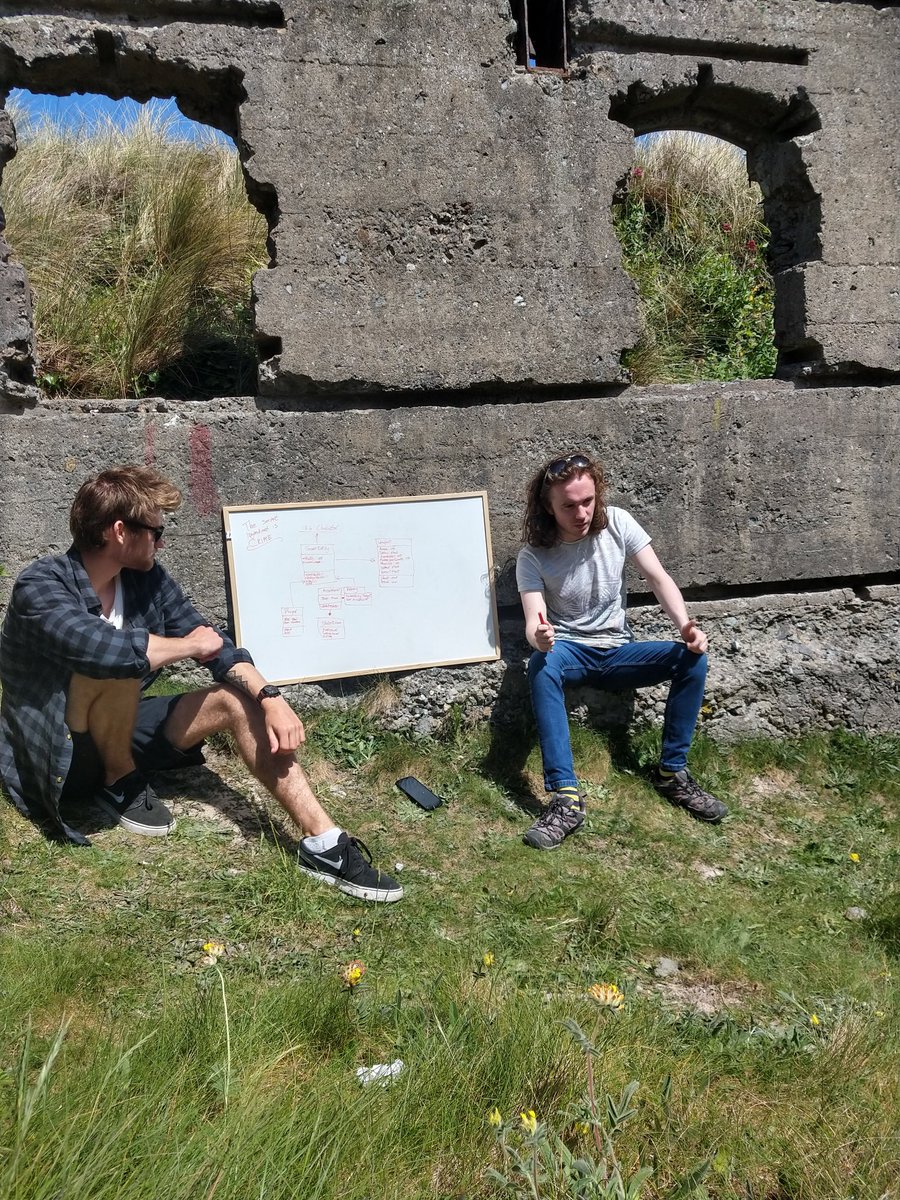 BuoyGames's tweet photo. Yesterday we decided to have our daily meeting in an old world 1&amp;2 ammunition factory for more inspiration.

Screenshots of the current game will be coming soon.

#indiedev #indie #gamedev https://t.co/g7402Vzcao