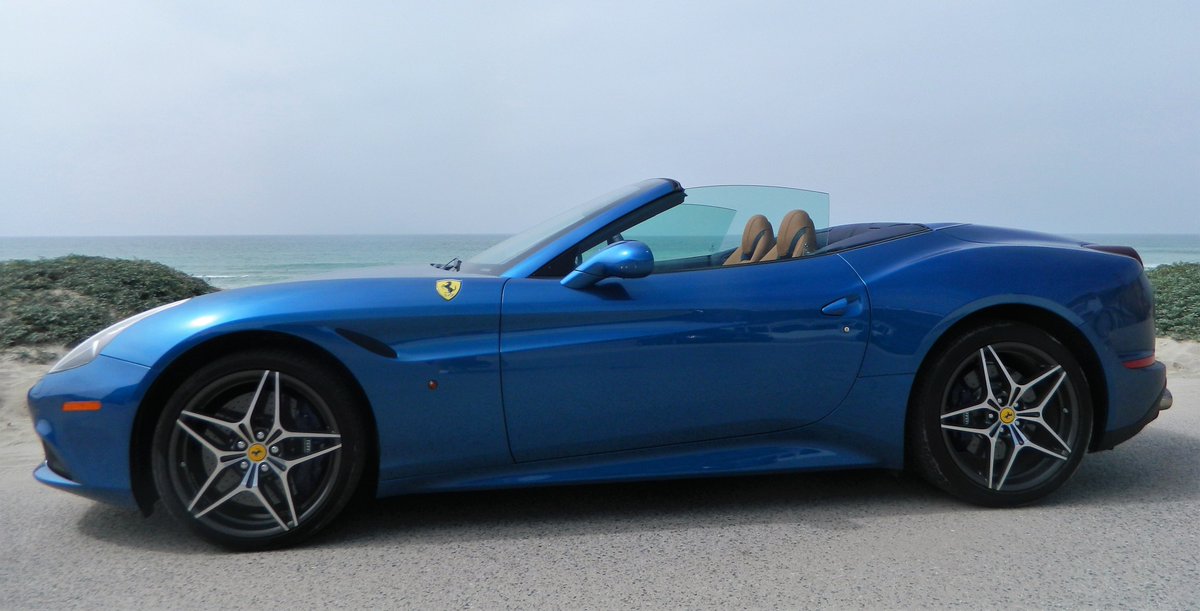 JGrunsell's tweet photo. #bluethursday #Ferrariblue Ferrari California T out and about in LA/Malibu?Canyons. A nice car but the Portofino takes this to a whole new level. @Lamboholic1 @Trubble19 @KirbysCarBlog @Cosito1Horacio @FormulaOneWorld @SpeedDemon250 @Autofile_Canada https://t.co/HJHysSY6PG