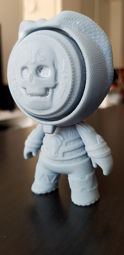 DelahayeChris's tweet image. Just printed my #MeetMat2 character on my Elegoo Mars resin printer. Some touch-up required, yet proud to have my model in real life too ! @Substance3D @Elegoo_Official