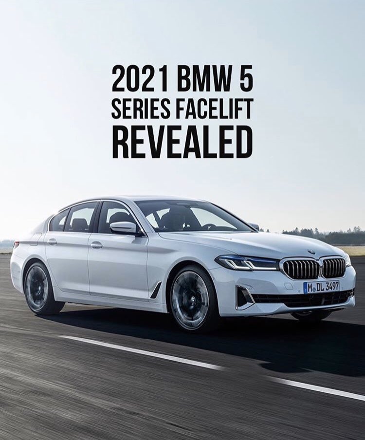 stickshifter_in's tweet photo. 🚨 #BMW unveiled the 2021 5 Series which will feature updated tech and a chiseled exterior which looks subtle yet sporty. Highlights of the update includes all new L - Shaped LED DRLs, revamped bumpers, taller and wider kidney grilles. 
#BMW5series #stickshifter #5Series https://t.co/vpCsXRAEY0