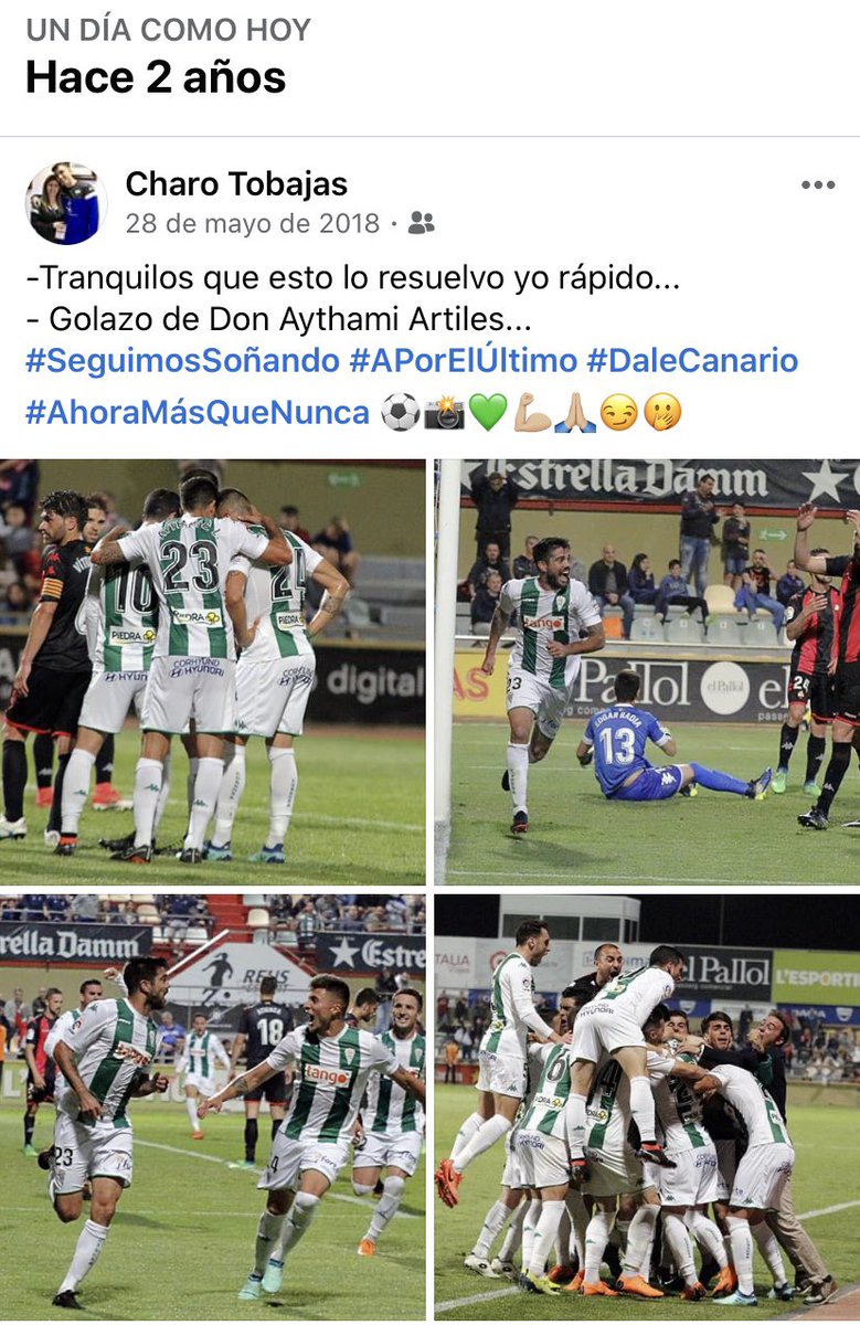 CharoTobajas's tweet photo. 📸💚 Y que bonito es recordar... 🙌🏼⚽️ #MiCCF #Momentos #VolveremosCCF #MyTeam https://t.co/M0ON2Bma3X