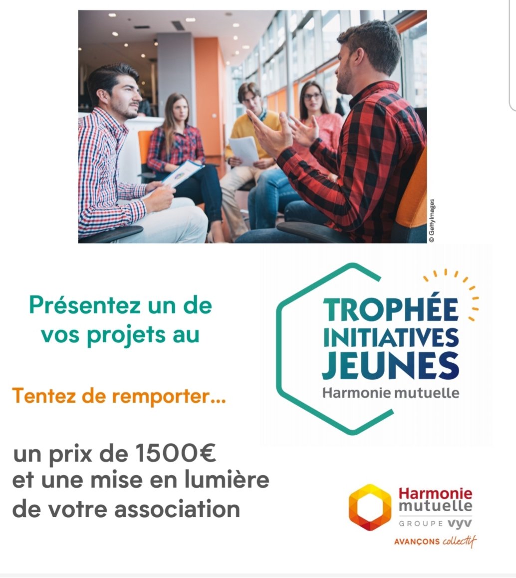 Bénévole dans une association bourguignonne qui agit pour la #citoyenneté le #développement #durable ou la #solidarité ?
Présentez un de vos projets au #trophéeinitiativesjeunes <a href="/hmutuelle/">Harmonie Mutuelle</a> @univbourgogne <a href="/CRESS_BOURGOGNE/">CRESS BOURGOGNE</a> <a href="/bfc_region/">Région Bourgogne-Franche-Comté</a>