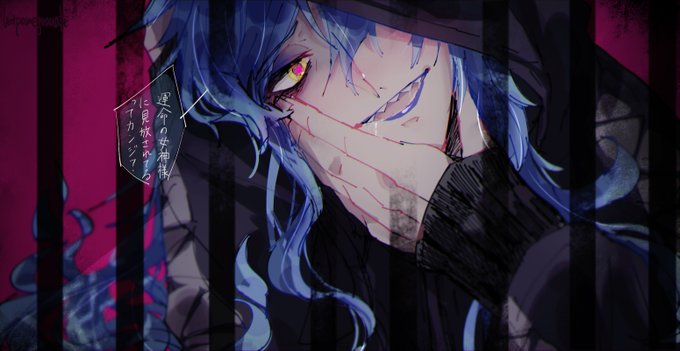 「blue eyeshadow」 illustration images(Oldest｜RT&Fav:50)