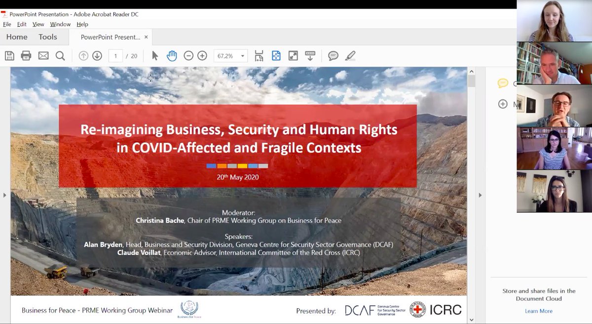 business_peace's tweet photo. In case you have missed our previous webinar: “Reimagining Business, Security and Human Rights in COVID-Affected and Fragile Contexts”, check out the full the recording here: https://t.co/55l6Cul6Ub

#businessforpeace #securitygovernance #humanrights #covid19 https://t.co/wvSN4xP6A3