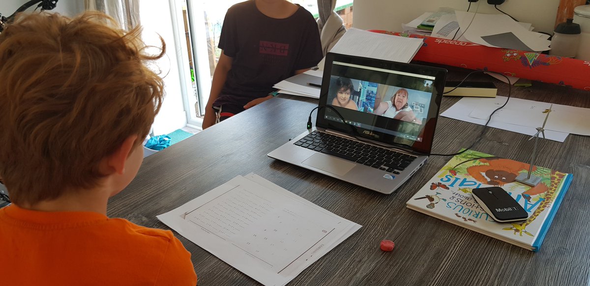 Clairebearv01's tweet photo. @YearTwoBPS Jayden having a fun morning with Nanny and his Cousin Evan! #Maths #quiz #2timestables https://t.co/um5BuXqkFM