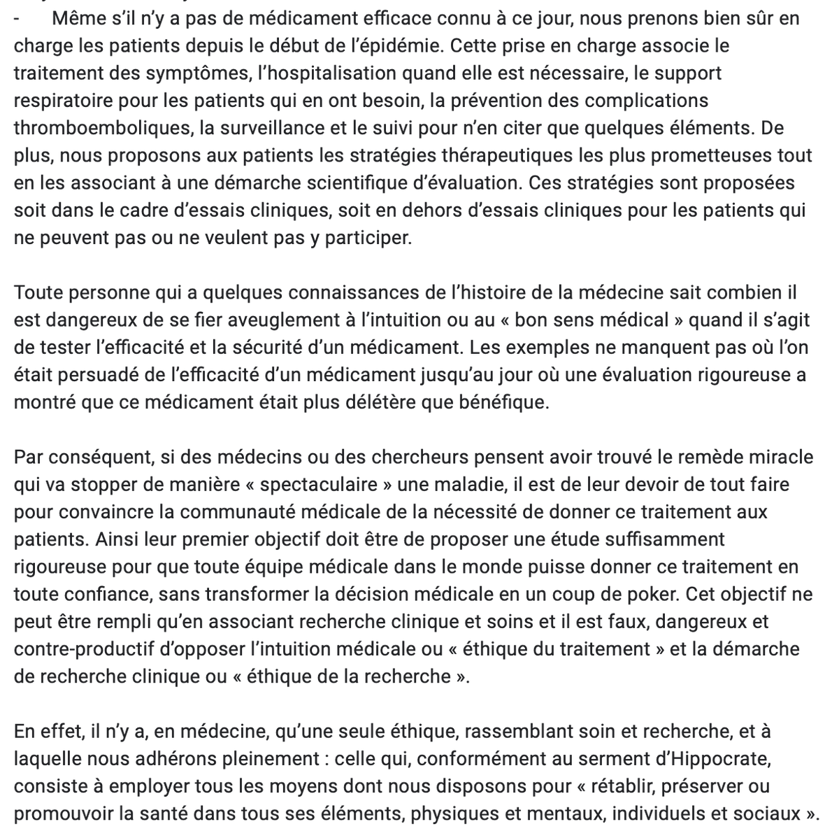 La médecine ne relève pas d'un coup de poker  #COVID19 No  #FakeMedTribune  @ReJIF_  @SPILF_ : on ne décide pas de la prise en charge d'une maladie sur la base d'une croyance, en bafouant toute la démarche scientifique. Merci de signer et diffuser https://forms.gle/zeMbmHPjoczJXmL271/n