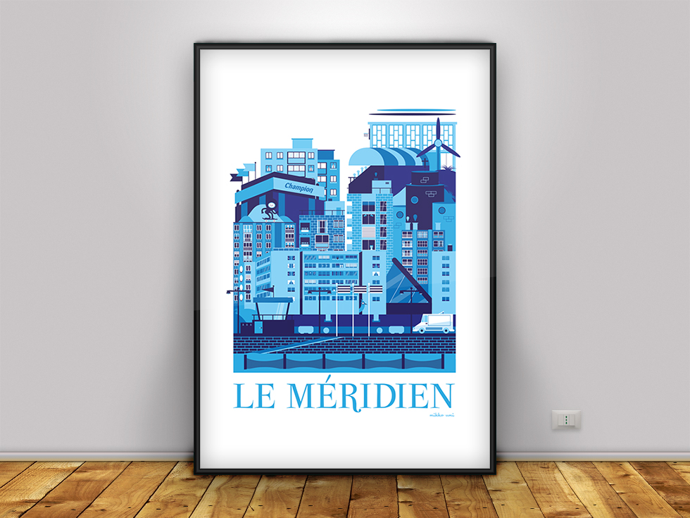 Le Meridien - #dunkerque #malolesbains #illustration #visitdunkerque #champion