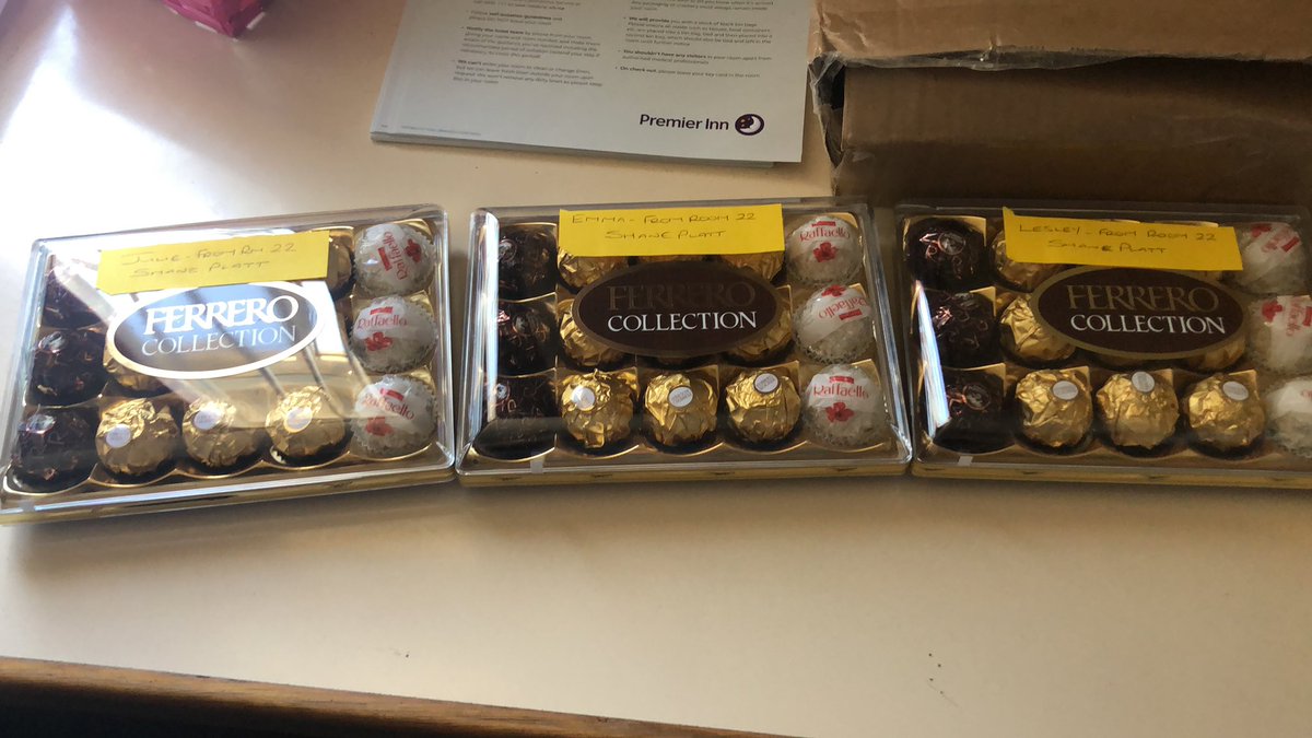 Lovely jesture from one of our nhs keyworkers , as a thank you to us all
