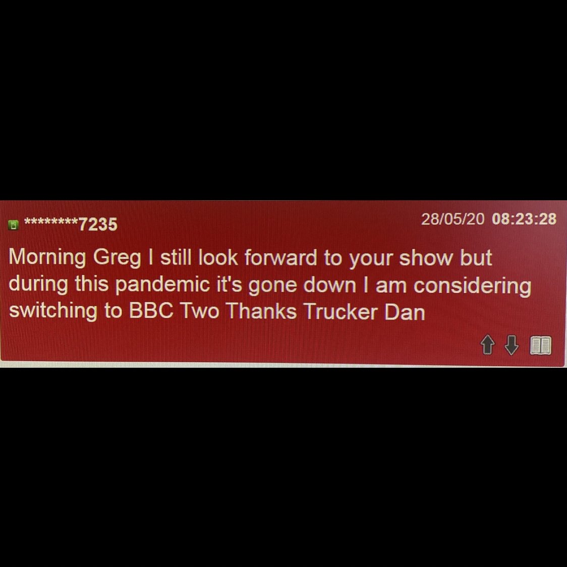 Greg James tweet media