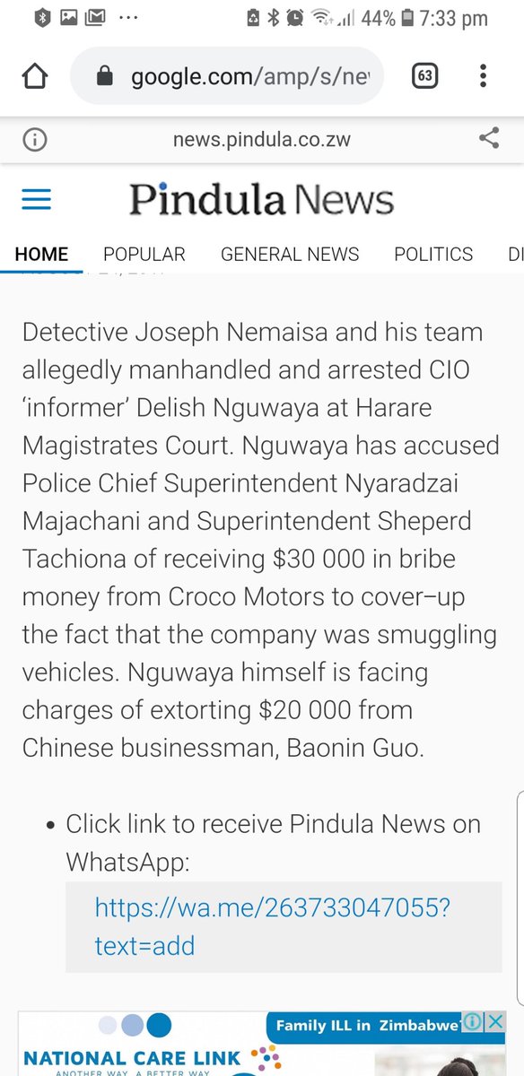 5/6 If your head isn't spinning yet, wait for another bombshell. Delish Nguwaya also had another separate arrest for trying to get a $20, 000 bribe from a Chinese businessman. This resulted in a public assault by police and a big rift between CIOs and Police.