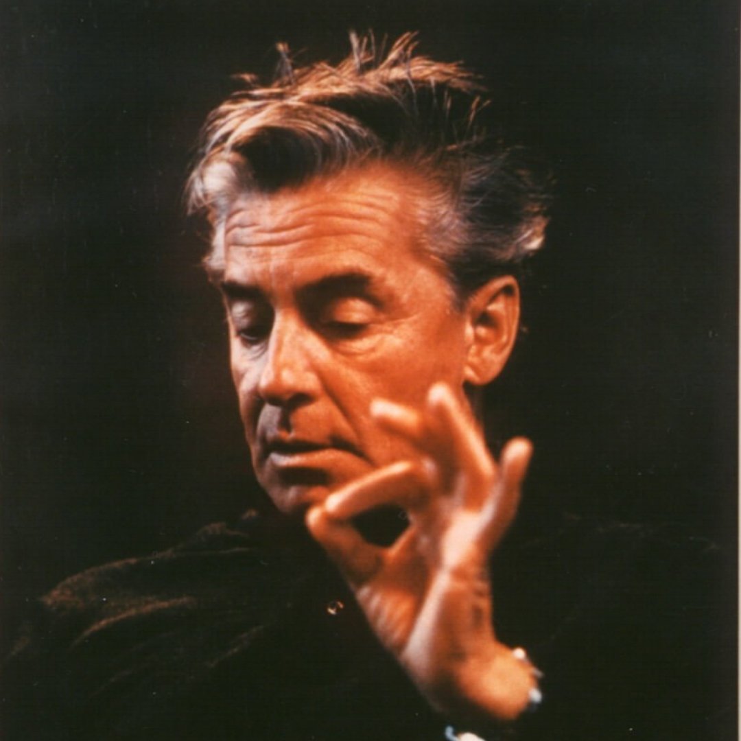 KarajanMusic's tweet photo. The difference is in the details! Herbert von Karajan conducting in 1968 ©Siegfried Lauterwasser;Karajan-Archive #karajanist #conductor #orchestra #classicalmusic https://t.co/b5p8j7tYg1