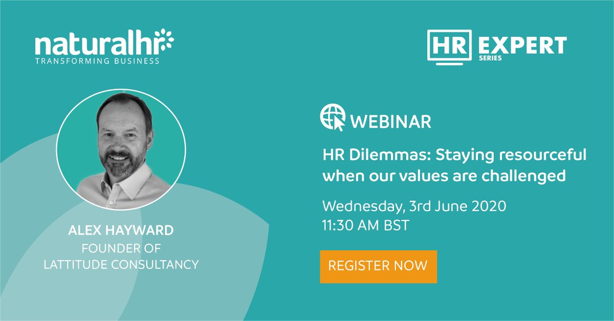 How can HR professionals optimise decision-making without becoming a blocker to progress?

In this webinar with <a href="/naturalhr/">Natural HR</a> on Wednesday 3rd June, my colleague Alex Hayward will be exploring how.  Register here:

lnkd.in/d4RBX6v