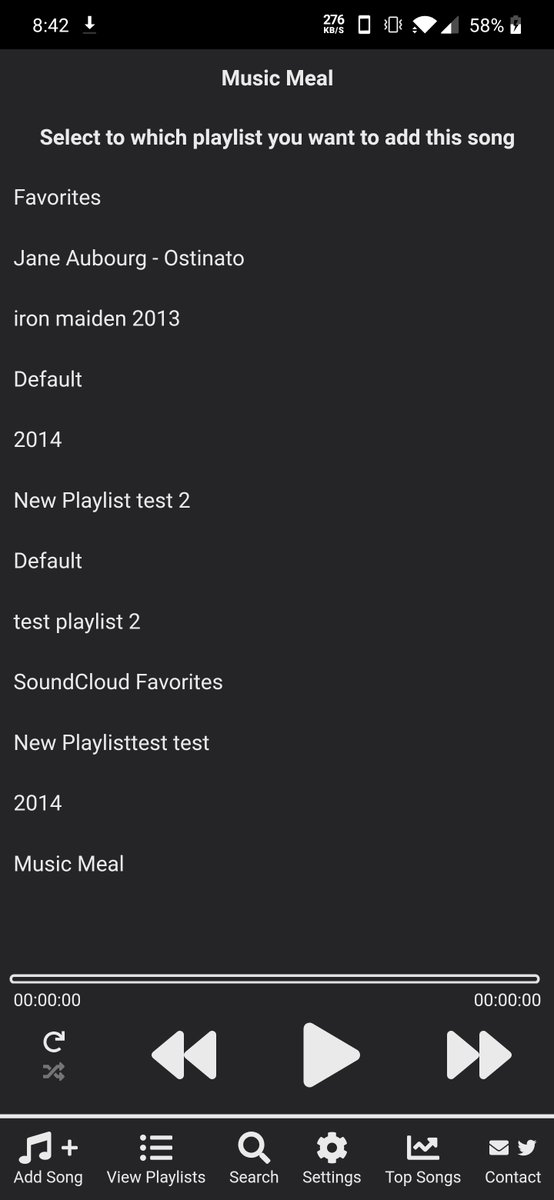 AudioPlayer3's tweet image. v3.11.0 is now live 🎉 It adds the ability to select to which playlist you are adding the new song from the context menus in chrome and when sharing it from an app to the android version (through an intermediate screen)