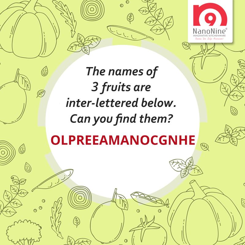 Guess the correct answers and stand a chance to win exciting gift hampers! Don't forget to join the #NanoNine Family by following us on YouTube, Facebook and Instagram. #ContestAlert #Share #Win #Tag #Follow #Comment #Crossword #Contest #ContestTime #Shareyourrecipe #Giveaway