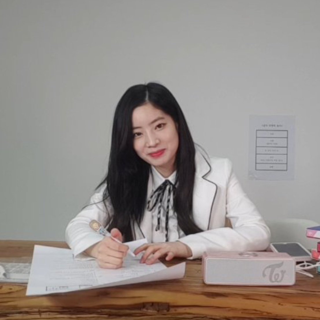 • you'll be more happy studying with her right? right.—  #HappyDAHYUNDay—  #OurShiningLightDAHYUN