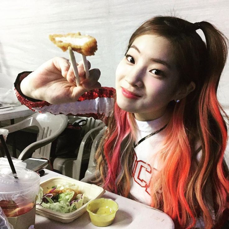 • when eating, she'll either feed you, or joke around with you.—  #HappyDAHYUNDay—  #OurShiningLightDAHYUN
