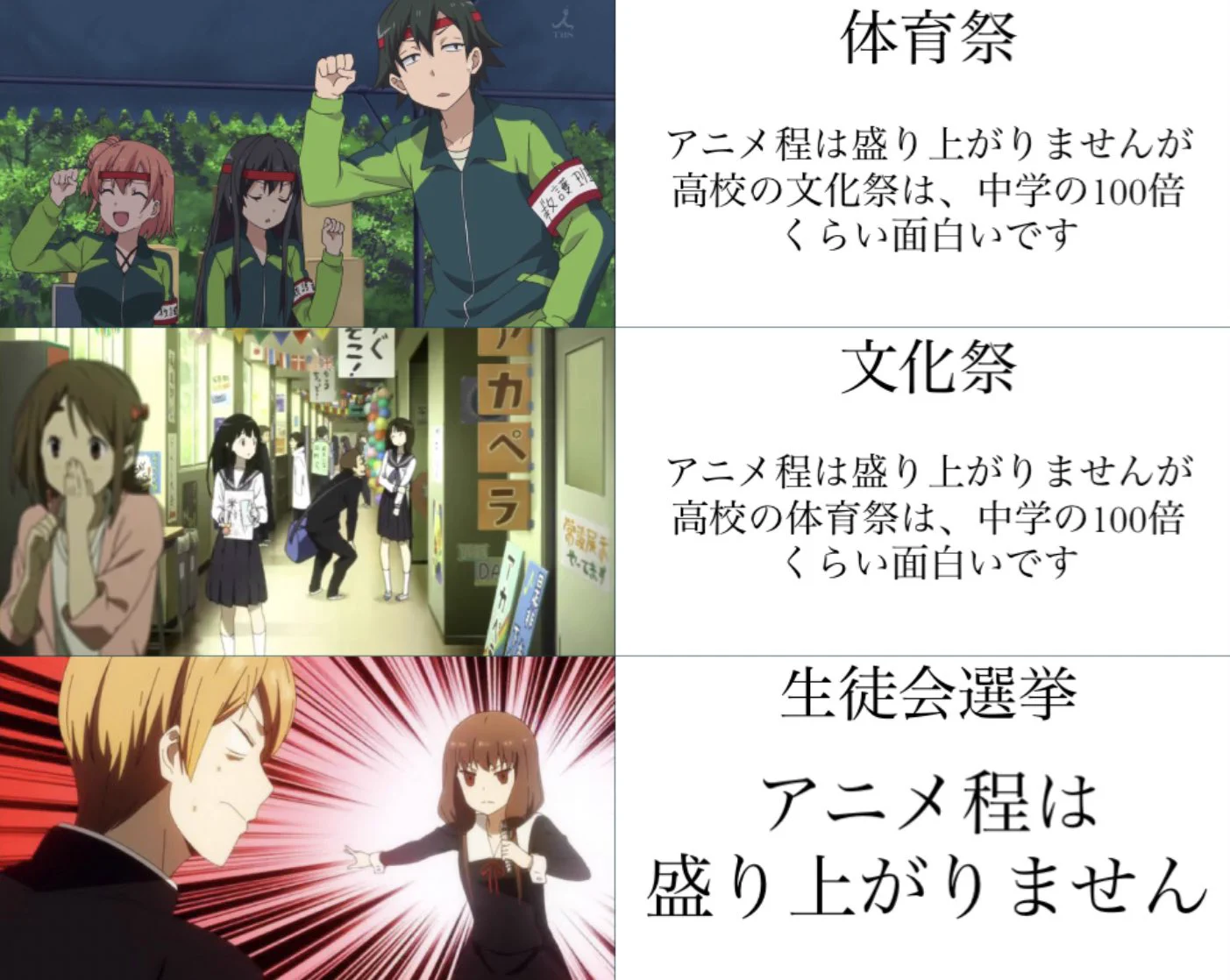 現実ではありえない？アニメでよく見る光景は現実では見ないwww