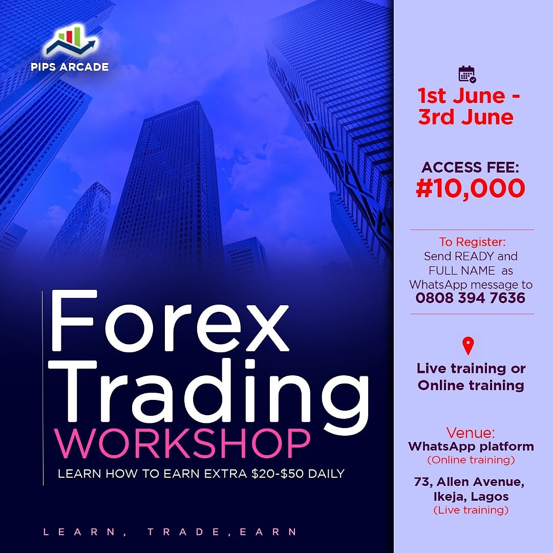Do you know you can earn extra $20-$50 daily from Forex trading?

Want to learn?
See flyers for details.

#pipsarcade #forextraining #learnforextrading #wizkid #badosneh #tontodikeh #stayathomemom #bosslady #9to5chick