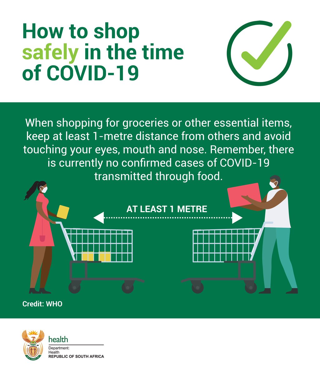SedibengDM's tweet photo. How to shop safely during #coronavirus #Lockdown4 https://t.co/A3dvb4b8ia