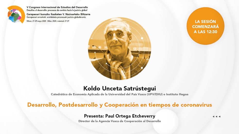 vcied's tweet photo. Minutu gutxi barru @upvehu -ko eta @Instituto_Hegoa -ko #KoldoUnceta ikusi eta entzuteko aukera izango dugu @vcied -n // En breves minutos podremos ver y escucha a Koldo Unceta, de la mano de @paulortegae @eLankidetza https://t.co/J9oFQDF8if